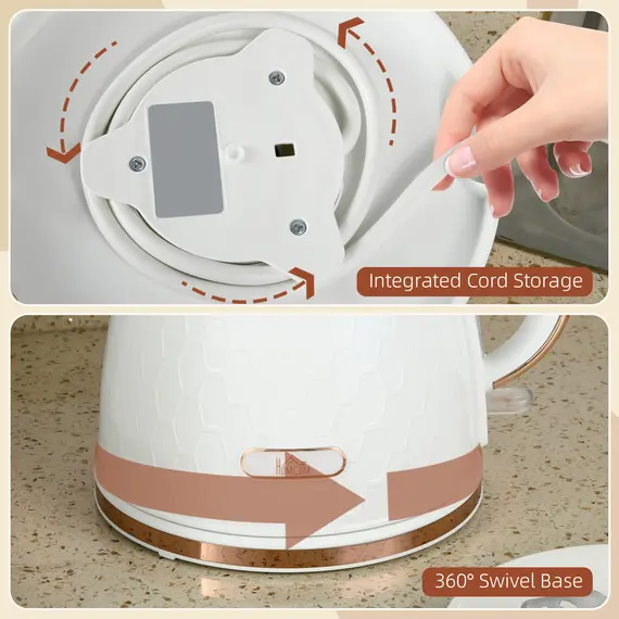 Buy 3kW Rapid Boil Honeycomb Kettle - Cream, 9 image