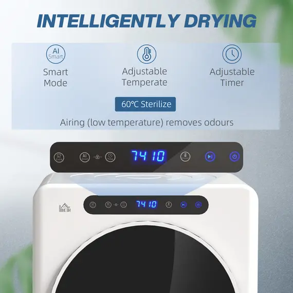 Buy 4kg Compact 40-60„ƒ  Tumble Dryer - White, 4 image
