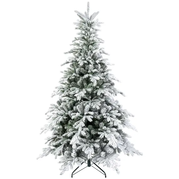 Buy 5ft Bushy Snow-Flocked Artificial Christmas Tree, with LED Lights