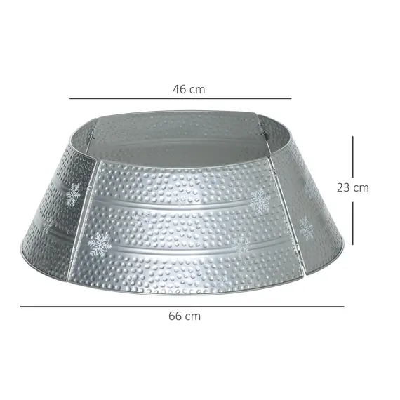 Buy 66cm Hammered Steel Christmas Tree Base Collar, 3 image