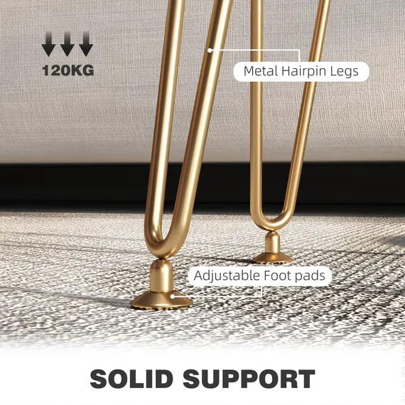 Buy 5L Velvet-Feel Storage Ottoman - Cream White, 7 image