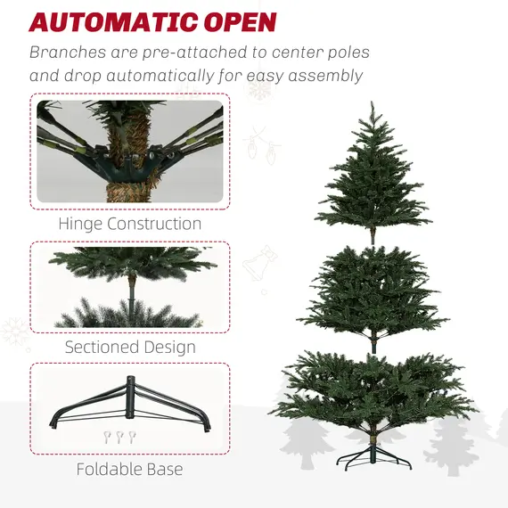 Buy 6ft LED Lights Artificial Christmas Tree, 7 image