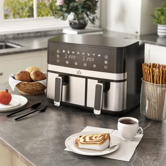 Buy 8.5L Dual Basket Air Fryer, with Sync and Multi-Menu Cooking, 2 image