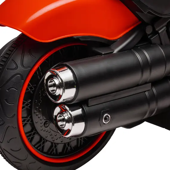 Buy 6v Electric Motorbike with Training Wheels, One-Button Start - Red, 9 image