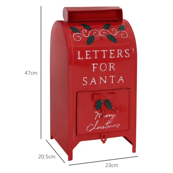 Buy A5 Christmas Letter Postbox - Red/White, 3 image