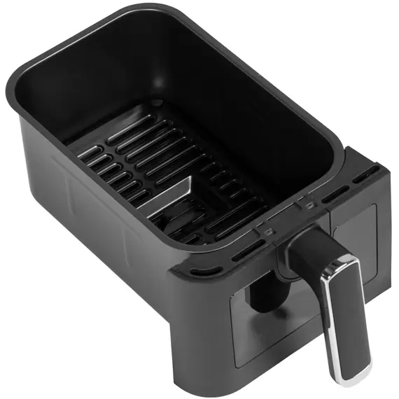 Buy 8L Dual Basket Air Fryer, 80-200„ƒ, with Sync Function - Black/Silver, 9 image