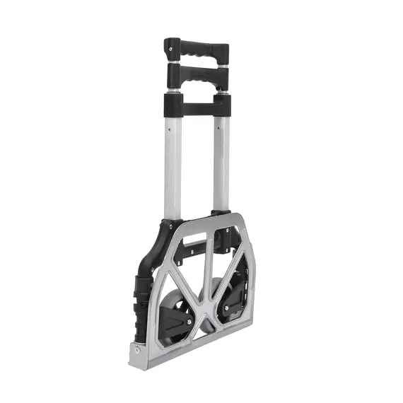 Buy Aluminium Folding Hand Truck Trolley, Heavy Duty Foldable Sack Cart with Adjustable Telescoping Handle, 70KG Load Capacity, 7 image