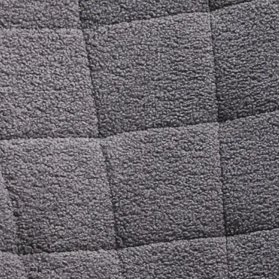 Buy Berber Fleece Nursery Glider Rocker for Nursing, Wingback Rocking Chair for Living Room, Dark Grey, 7 image