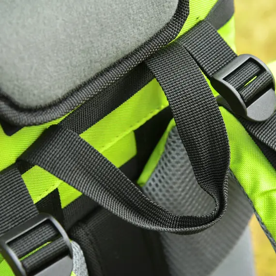 Buy Baby Hiking Backpack Carrier Child Carrier with Ergonomic Hip Seat Detachable Rain Cover Adjustable Straps Stand for Toddler 6 - 36 Months Green, 9 image