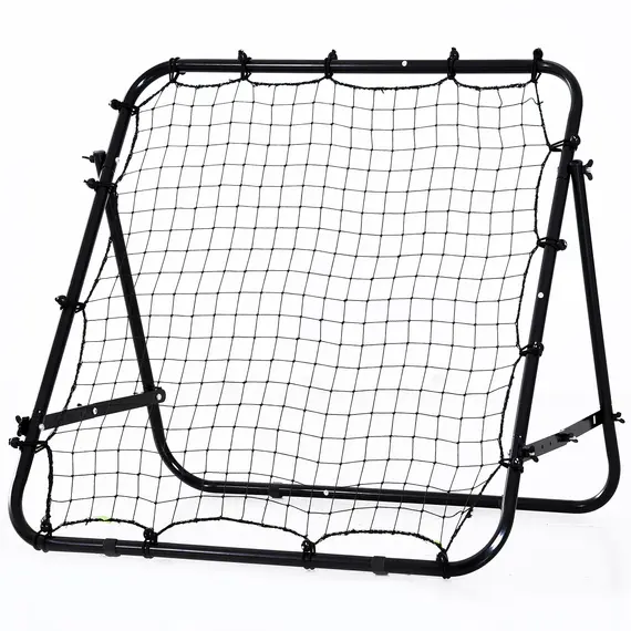 Buy Adjustable Rebounder Net Kickback Target Goal for Teens Adults Training, Black