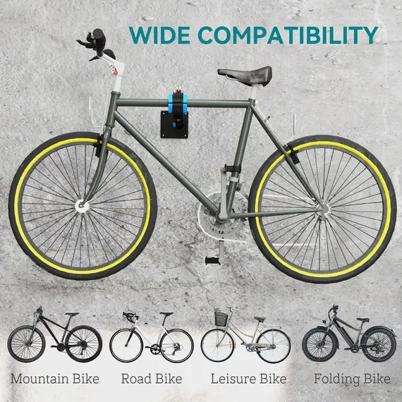 Buy Bike Repair Stand, Wall Mount Bicycle Repair Rack with Adjustable Clamp, Bicycle Maintenance Rack for Road Mountain Bike, Bike Workstand for Home Garage or Workshop, 6 image