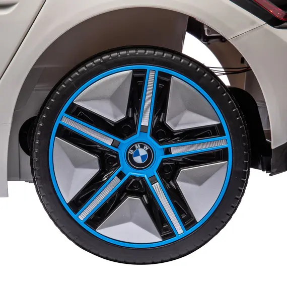 Buy BMW i4 Licensed 12V Kids Electric Ride-On Car, White, Red and Light Blue, 9 image
