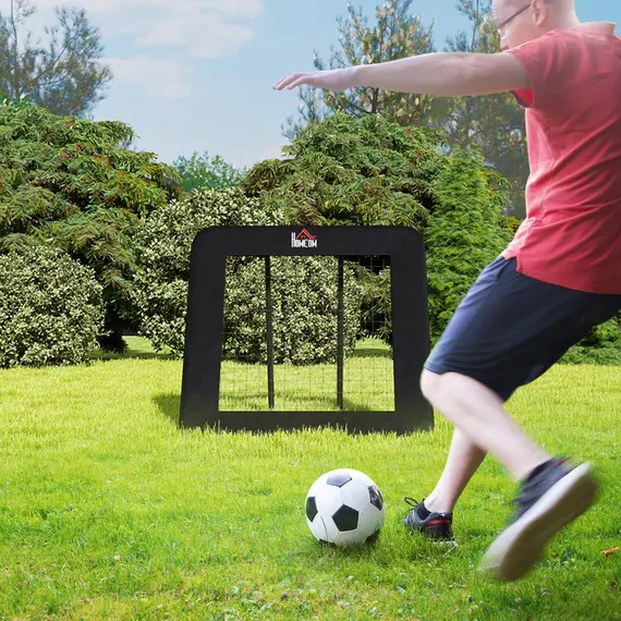 Buy Football Training Net Target Goal, with Adjustable Angles - Black, 2 image