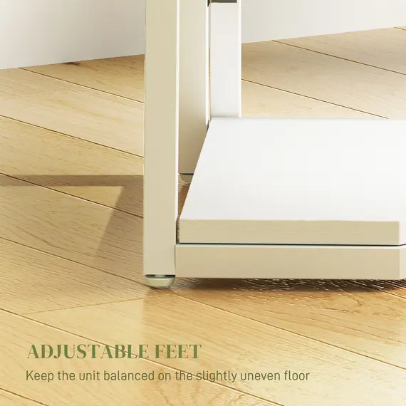 Buy Five-Tier Corner Shelf - White, 7 image