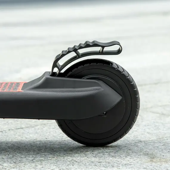 Buy Folding Electric Scooter with Brake, for Ages 6+ Years, 8km/h Maximum Speed, Red, 8 image