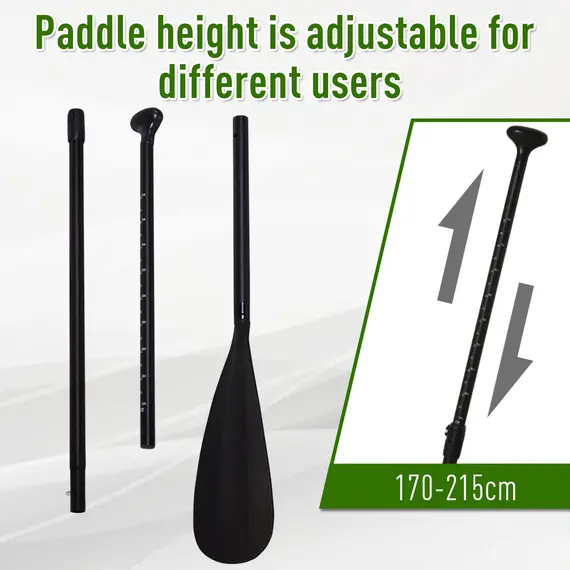 Buy Inflatable Stand Up Paddle Board, 10' x 30" x 4", Non-Slip SUP, with ISUP Accessories, Hand Pump, 3 Fins, Adj Paddle for Youth Adult Beginners/Experts, 8 image