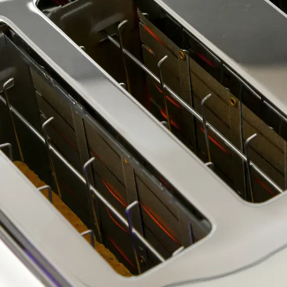 Buy Four-Slice Honeycomb Toaster - White, 9 image