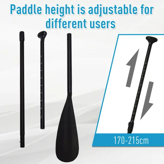 Buy Inflatable Stand Up Paddle Board, 10' x 30" x 4", Non-Slip SUP, with ISUP Accessories, Hand Pump, 1 Fin, Adj Paddle, Backpack for Youth Adult Beginners/Experts, 8 image
