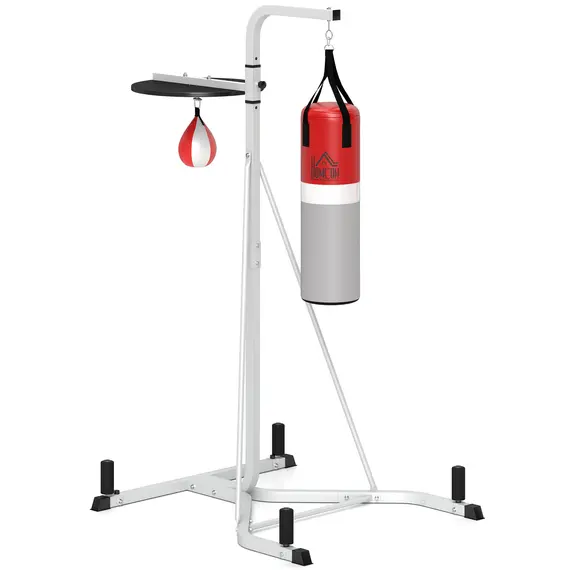 Buy Freestanding Boxing Punch Bag & Speed ball Station, for Home Gym, White