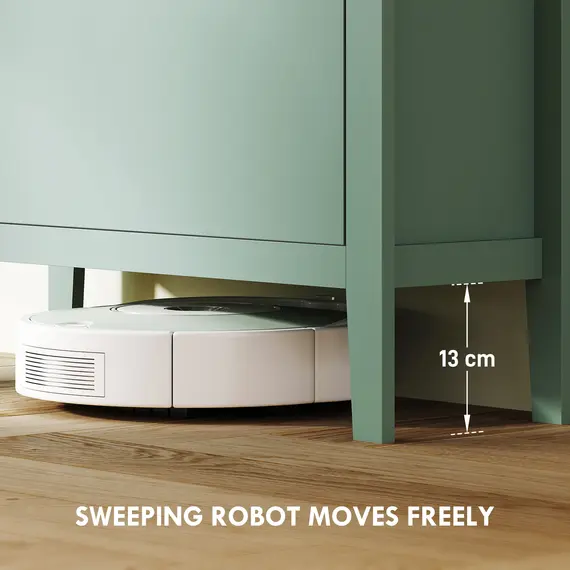 Buy Modern Two-Drawer Shoe Cabinet - Green, 6 image