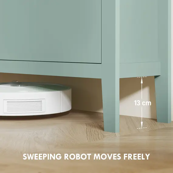 Buy Modern Four-Drawer Shoe Cabinet - Green, 6 image