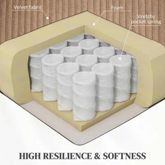 Buy Power Lift Recliner Chair for Elderly, Patchwork Design Oversized Electric Riser and Recliner Armchair for Living Room with Remote Control, USB Port and 2 Side Pockets, Brown, 5 image