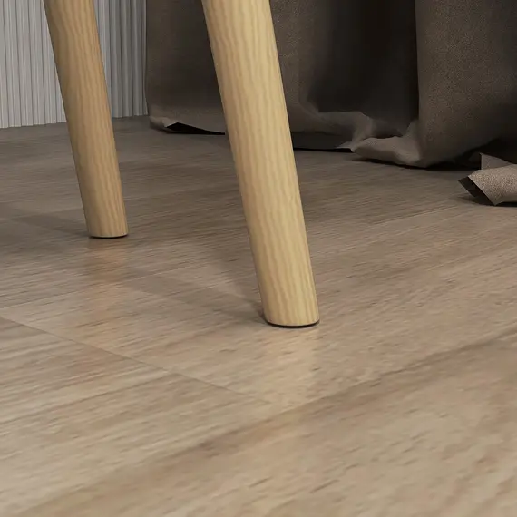 Buy Nesting Coffee Table, Set of 2 Side Tables, Stacking End Tables with Solid Wood Legs, for Living Room Bedroom, Light Grey, 9 image