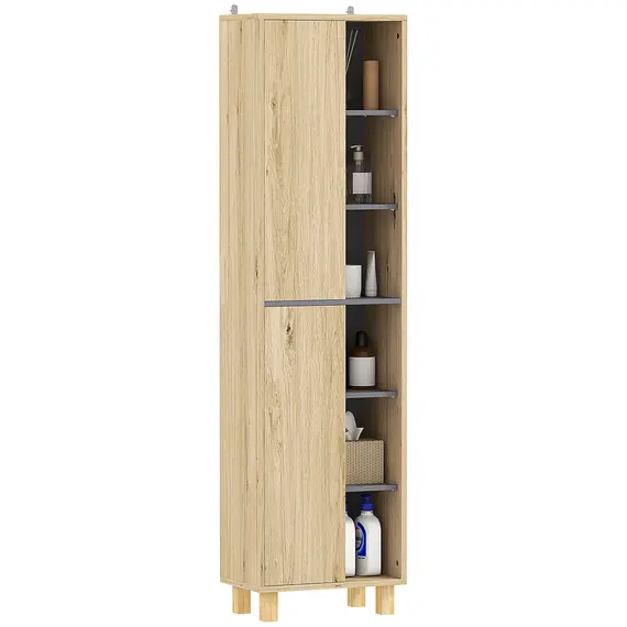 Buy Multi-Storage Slim Bathroom Cabinet - Wood-Effect
