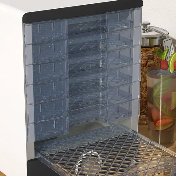 Buy Seven Tray, 40-70°C Food Dehydrator - White, 8 image