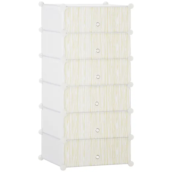 Buy Six Cube Modular Storage Storage Unit - White