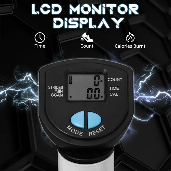 Buy Twister Stepper, Step Machine with Adjustable Resistance, LCD Screen - Blue, 4 image