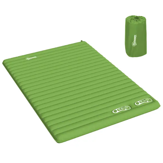 Buy 2 Person Camping Inflatable Mattress - Green