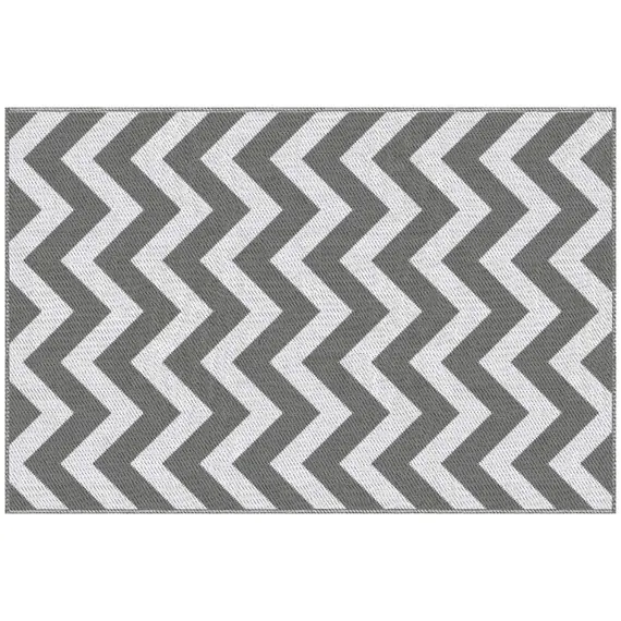 Buy 121 x 182 cm(4x6ft) Outdoor Rug Reversible Mat Plastic Straw Rug Portable RV Camping Mat for Garden Deck Picnic Indoor, Light Grey & White