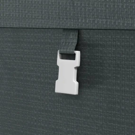 Buy 179 x 120cm Temporary Garden Shed, with Accessories - Dark Grey, 9 image