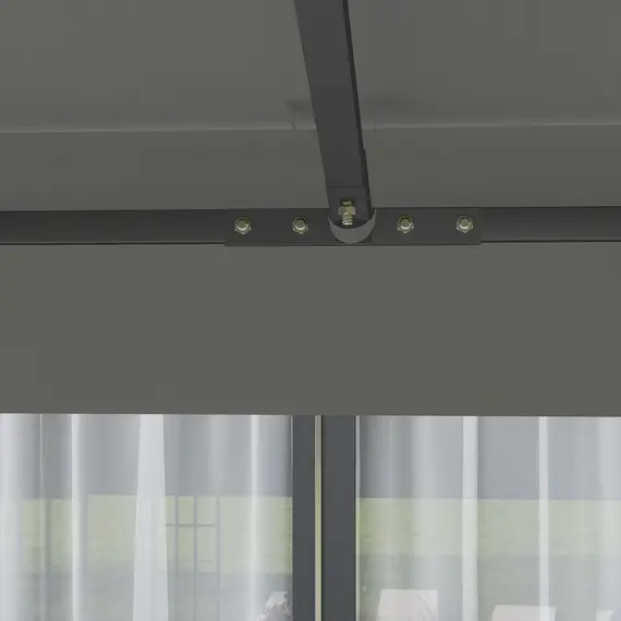 Buy 3 x 3(m) Gazebo Frame Replacement - Grey, 9 image