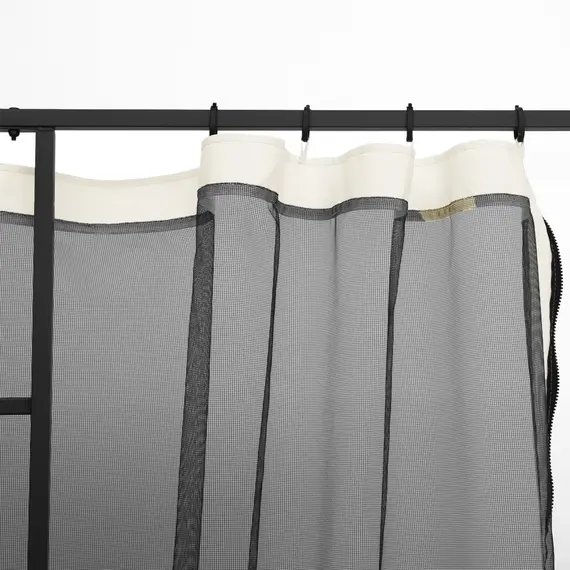 Buy 302 x 207cm Universal Replacement Mesh Sidewall Netting for Gazebos and Canopy Tents, (Sidewall Only) White, 7 image