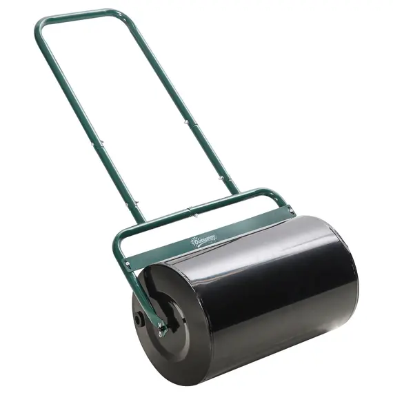 Buy 38L Fillable Cylinder Steel Lawn Roller - Dark Green