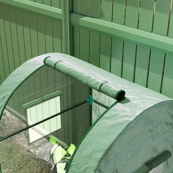 Buy 94 x 94cm Mini Portable Greenhouse - Green, 9 image