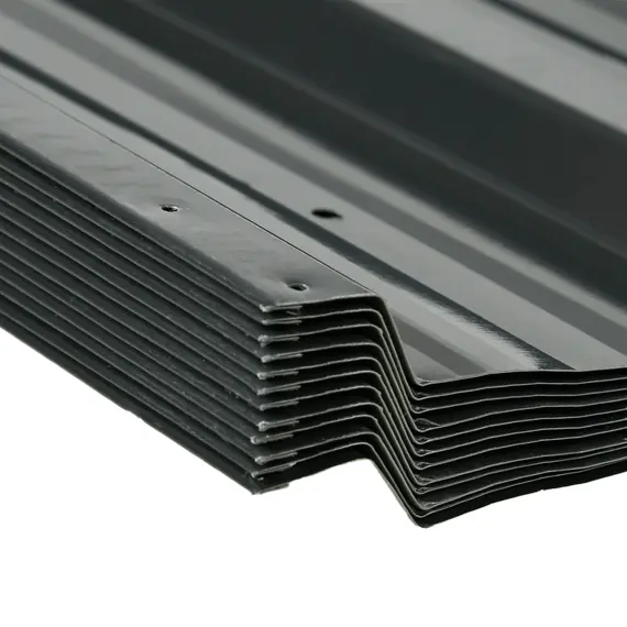 Buy Corrugated Roofing Sheets, Pack of 24, Galvanised Metal Roofing Sheets, 9 image