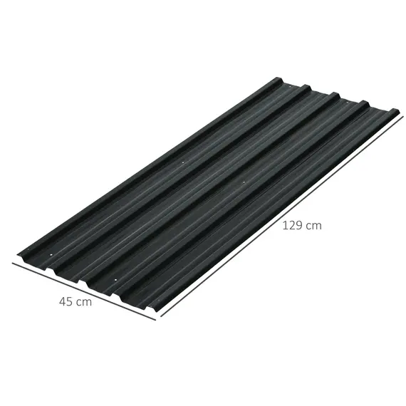 Buy Corrugated Roofing Sheets, Pack of 24, Galvanised Metal Roofing Sheets, 3 image