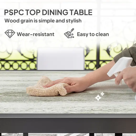 Buy Five-Piece Outdoor Garden Dining Set - Grey, 5 image