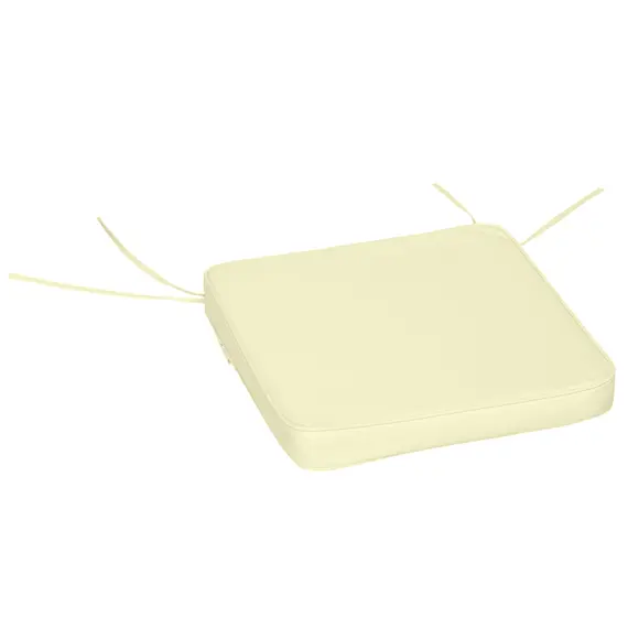 Buy Set of 6 Pcs Chair Cushion, 42Lx42Wx5T cm-Cream White, 9 image