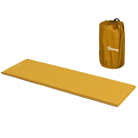 Buy Single Inflatable Mattress Sleeping Pad, Self-Inflating, Khaki
