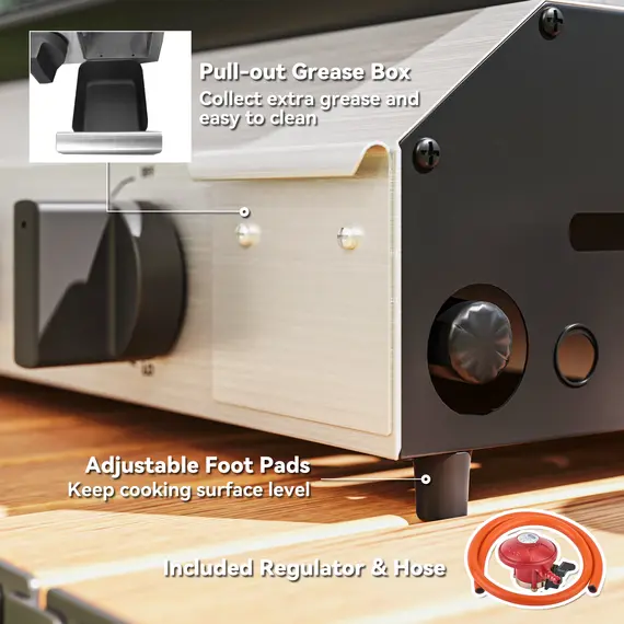 Buy Two Burner Portable Gas Grill, 7 image