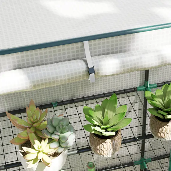 Buy Three-Tier Mini Greenhouse - White, 8 image
