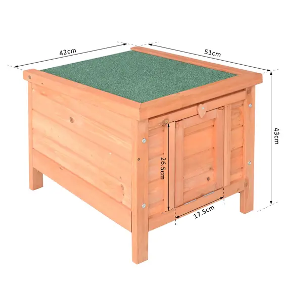 Buy 20" Wooden Guinea Pigs Hutches-Fir Wood, 3 image