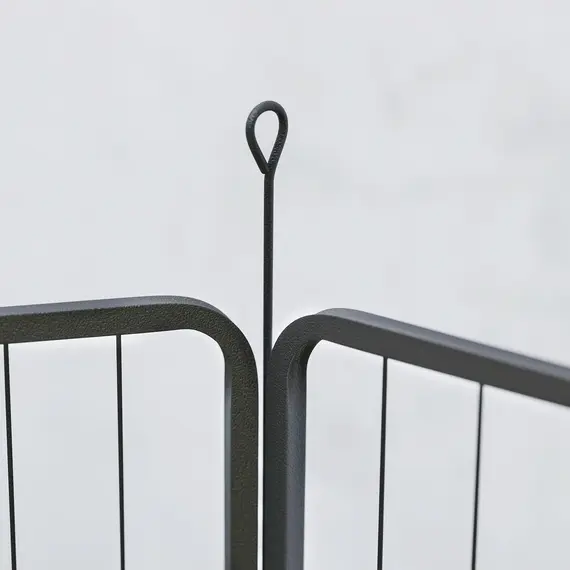 Buy 8 Panels Heavy Duty Dog Playpen with Door Indoor Outdoor, for Large Dogs, 100cm High, 9 image