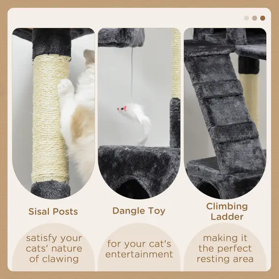 Buy Cat Tree Scratching House, Activity Play Centre, 5 image
