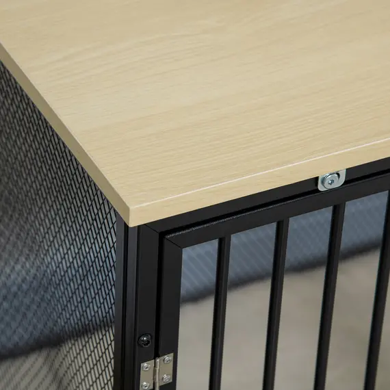 Buy Dog Cage Side Table, with Cushion, for Small and Medium Dogs, 8 image