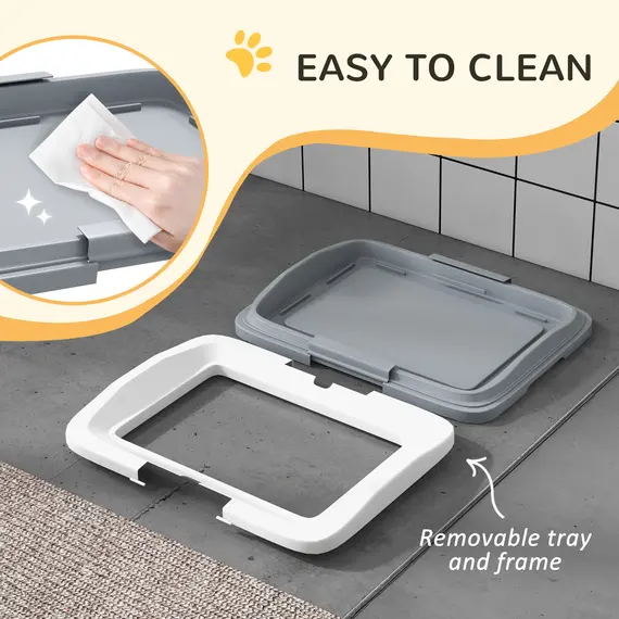 Buy Dog Toilet Tray for Training Dogs, Dog Litter Tray for Indoor, Outdoor, 47 x 34 x 6cm, 5 image